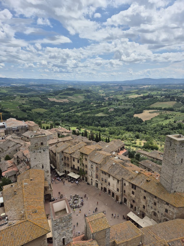 San Gimignano vanaf de Torre Grosso