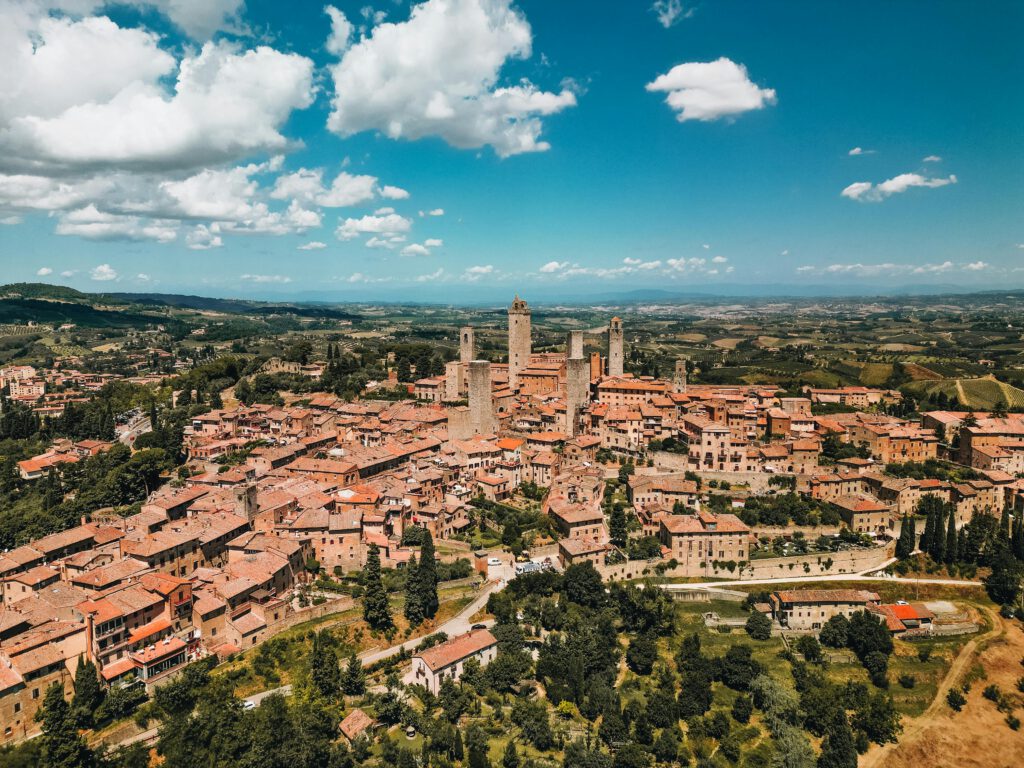 San gimignano aanzicht