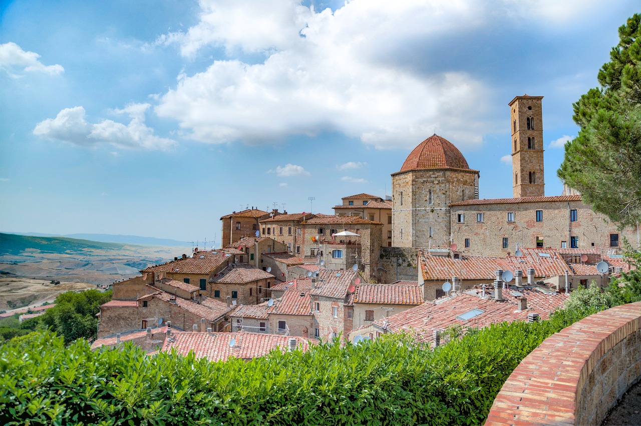 Volterra stadsaanzicht